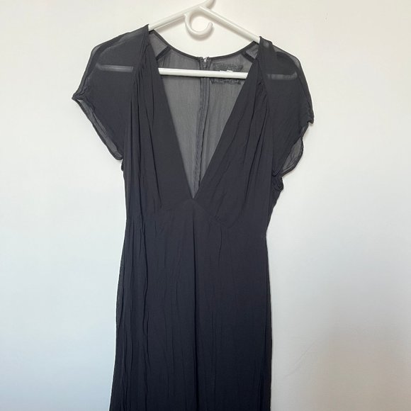 Reformation Thalia Dress in Black - Picture 3 of 5